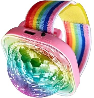 Disco Ball Light LED Light - Sound Activated LED Stage Light Watch | Chargeable USB Bracelet | Portable Lighted Bracelet | Interactive LED Wristband | Fun Events/Partys-Christmas-Birthday Gift