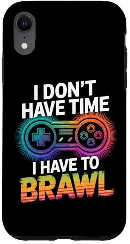 Ich habe keine Zeit Ich muss Showdown Stars Brawl Funny Gamer Hülle für iPhone XR