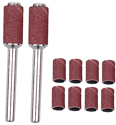 MUCKLILY Frosted Ring for Nail Manicure Mesh Grind Sanding Ring for Sanding and Polishing Nails