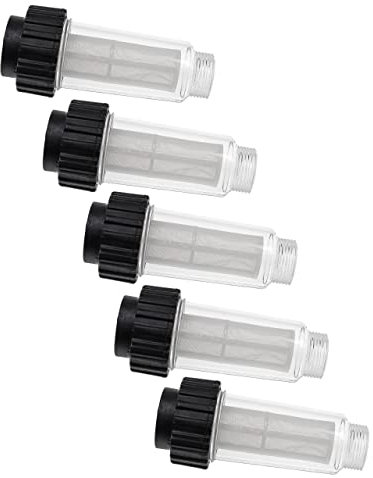 vhbw 5X Anti-Schmutz-Filter kompatibel mit Nilfisk P 160.2-15 X-tra Hochdruckreiniger mit 3/4 AG Wasseranschluss