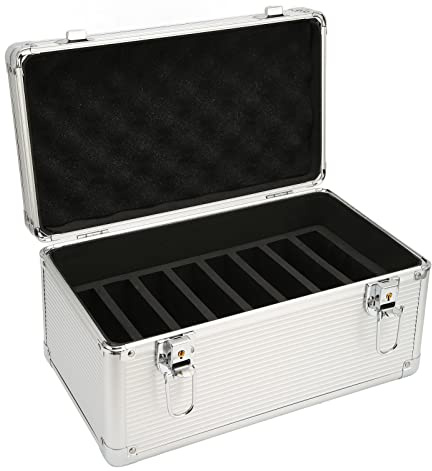 CHICIRIS Sturdy Durable Hard Drive Protection Box with Safe Lock Design for 3.5in and 2.5in Hard Drives- Secure Storage Box for Tech Enthusiasts