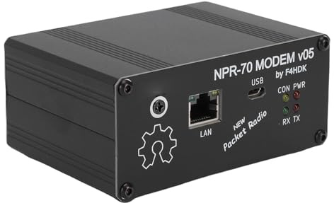 Sxhlseller NPR70 V05 Kabelmodem, Eingebauter Funktransceiver, Tragbares Modem für Amateur -Radio, Unterstützt Verschiedene Modulationsmodi und Bandbreiten, 420 MHz Bis 450 MHz, 2GFSK oder