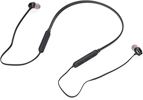 Plyisty Neckband Headset Wireless Ohrhörer mit Geräuschstündung Mikrofon 180 -mAh Batterie 5.1 für das Ausführen von Fitnessstudio (Black)