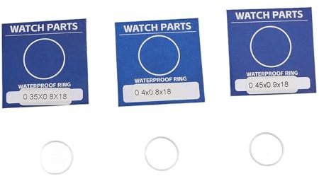 Yosoo Health Gear 135-teiliges Uhren-O-Ring-Set 45 Größen für Reparatur | Gummidichtungen für Uhrenrückseiten, Reparaturwerkzeug für Uhrmacher