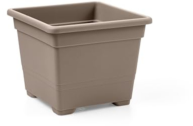 Blim quadratisch Blumentopf, deep Brown, 27 x 21 cm