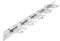 Lilly Codroipo Supporto a parete, Acciaio inox, 5 posti per pale pizza