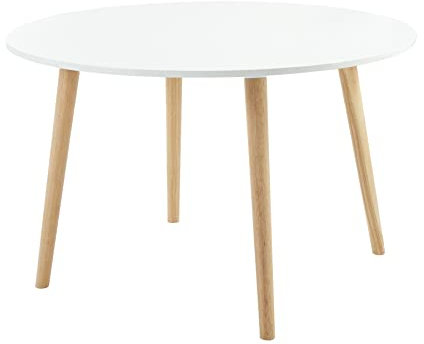 BAÏTA - Esstisch Oratello, lackiert, Weiß, Durchmesser 160 cm, 4 bis 6 Personen
