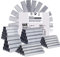 KeLDE 5000 Stück robuste T50 Heftklammern und Heftnägel Set, inklusive 1/4, 5/16, 3/8, 1/2, 9/16 Zoll (6, 8, 10, 12, 14 mm) und 5/8 Zoll (15 mm) Brad Nagel, für Arrow T50 / Stanley TRA700 / Rapid 140