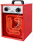 Froadp 5KW Elektroheizgebläse 4-Gang Temperaturregler Einstellbarer Heizstrahler 400V Industrielle Elektroheizer mit Überhitzungsschutz Hitzebeständigen Griff und Rutschfesten Basis(Rot)