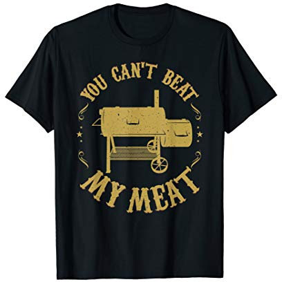 Funny BBQ Pit Reverse Flow Smoker Accessory Dad Grill Gift T-Shirt