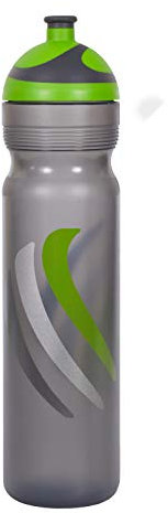 La Borraccia Ecologica Sport 1L Senza BPA, Senza PHTALATES Bottiglia per Acqua Infrangibile, Durevole e Simpatica! Made in EU (Bike Sport Verde)