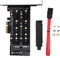 Bewinner PCI-Adapterkarte, PCI-E 4X bis M.2 NVMe SSD NGFF-Adapterkarte mit PCI-E Extender Riser-Karte B-Taste + M-Taste Erweiterung Dual Interface