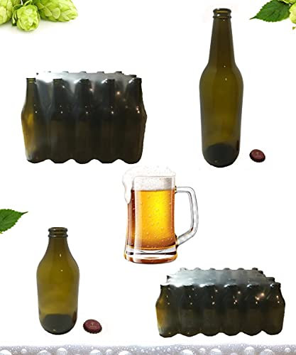 Generico Botellas para cerveza artesanal, capacidad de 660 ml y 330 ml, con tapón corona.