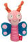 SIGIKID 42602 Greifling Schmetterling mit Spiegel Red Stars Mädchen Babyspielzeug empfohlen ab 3 Monaten rosa/blau