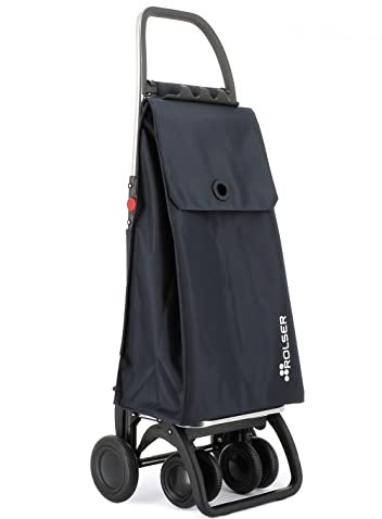 Klappbarer Einkaufstrolley Rolser Akanto MF 4 Räder (2 drehbare) - Grau