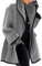 Veste à Capuche en Laine Ample à Manches Longues pour Femmes Automne/Hiver