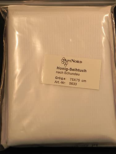 2 Seihtücher 75x75 Honig Nylon ApiNord Imker Imkerei Bienen Honig sieben quetschen Seihtuch