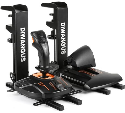 Logitech Hotas Joystick Desk Mount for X52/X52 Pro/X56 - Thrustmaster T 16000M/HOTAS Warthog/T Flight One/4/TCA/VKB Gladiator NXT/VPC WARBRD (1PC)