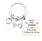 QONCV Cadeau Beau Pere Porte Clef, Cadeau Fête des Pères Saint Valentin Anniversaire Papa Idées Homme,Cadeaux Merci Papa Noel Noël Cadeaux Remerciement Fête des Peres Saint Valentin