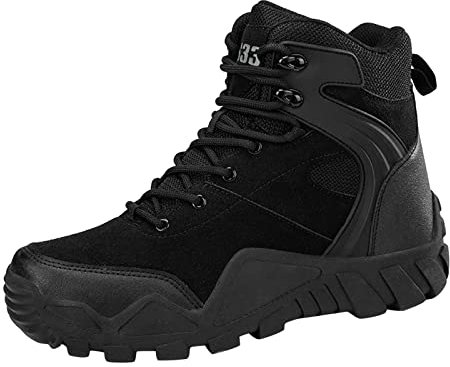 Scarpe da Camminata Donna estive Scarpe Uomo estive Bianche Scarpe Uomo Nere Stivali Uomo Pelle di Serpente Nero-b 12.99