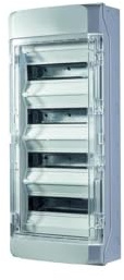AP Verteiler 48TE 4-Reihig IP 65 PROTEC.CLASS PV448FR