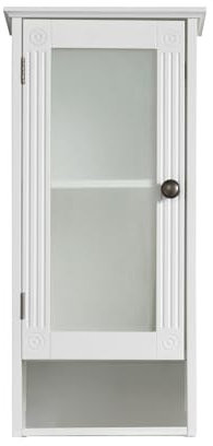 Generisch Badezimmerschrank Badmöbel Hängeschrank weiß (B x H x T) 32 cm x 68 cm x 22,5 cm