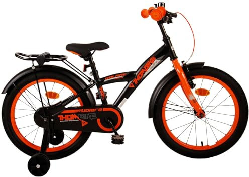 Volare Thombike Kinderfahrrad - Jungen - 18 Zoll - Schwarz Orange