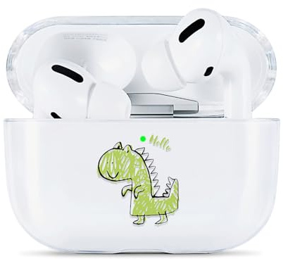 MINUUISCT AirPods Pro Hülle Transparente TPU Schutzhülle, Stoßfest & Kratzfest, Wireless ChargingSchlüsselanhänger-frei Kompatibel mit AirPods Pro Dünne Unisex-Hülle