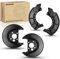 Frankberg 4x Ankerblech Vorne Hinten Links Rechts Kompatibel mit Golf IV 1J1 1.4L-2.3L 1997-2005 A3 8L1 1.6L-1.9L 1996-2003 Octavi.a I 1U2 1.4L-2.0L 1996-2010 Replace# 1J0615612D