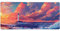 Leuchtturm Mauspad XXL 800x400x3mm, Groß Gaming Mauspad Wellen Design Vernähte Kanten, Wetterfest Anti Rutsch Mousepad Gaming Zubehör PC Laptop verbessert Präzision und Geschwindigkeit für Home Office