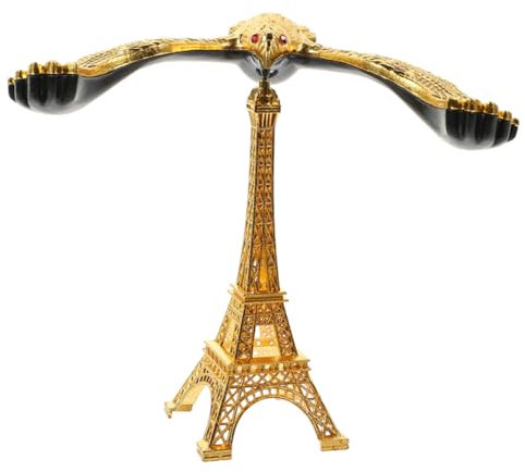PHENOFICE Balance Ornament Zinklegierung Schwerkraft Figur Eiffelturm Modell Tischdekoration Für Zuhause Und Büro