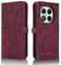 Succtopy Handyhülle für Xiaomi Poco X7 5G Premium PU Leder Klapphülle [Standfunktion] [Kartenschlitzen] [Magnetverschluss] kompatibel mit Xiaomi Poco X7 5G Schutzhülle Rotwein