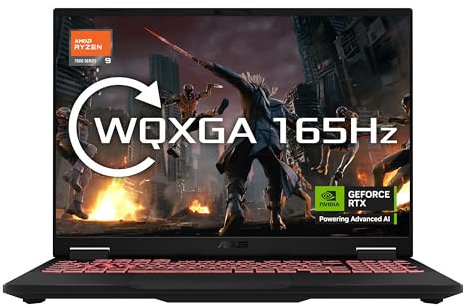 ASUS TUF A16 FA608PM Gaming Laptop | 16.0 WUXGA 165Hz Screen |AMD Ryzen 9-7940HX | NVIDIA GeForce RTX 5070 Graphics | 32GB RAM | 1TB PCIe SSD | 3 Month Xbox Game Pass | Windows 11