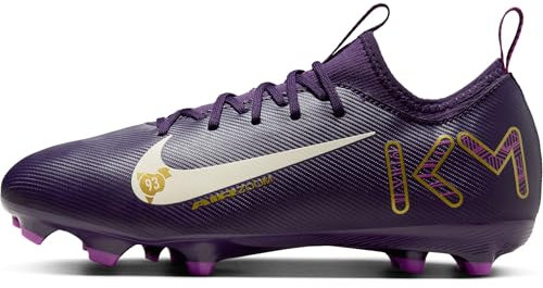 NIKE Unisex Kids Jr. Mercurial Vapor 16 Academy Kylian Mbappé Gym Shoes, Grand Purple Pale Ivory, 4.5 UK Child