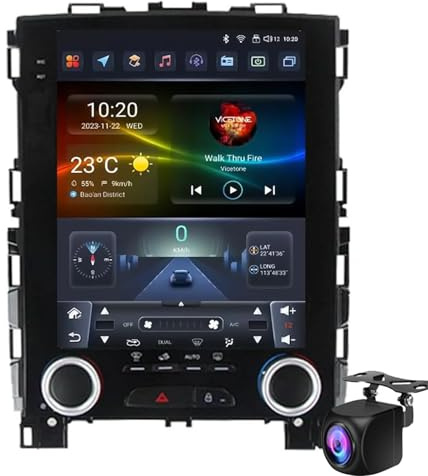 Radio Coche Estéreo Para Renault KOLEOS Megane 4 2016-2019 Automóvil GPS Sat Nav Android 15 De 9.7'' Pantalla Táctil Radio De Autoradio Carplay Inalámbrico Y Android Auto, Bluetooth Cámara(Color:8-Cor