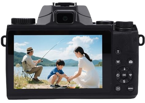Yctze 4K HD Digital Kamera 4K Ultra HD Kamera 4K-Videokamera mit 4,0-EIN-Touchscreen 64MP 16X Zoom Autofokus WiFi Vlogging für Anfänger Reise Fotografie