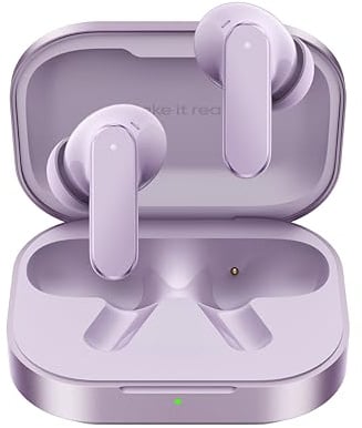 realme Buds Air 8 Auricolari Bluetooth Wireless, Traduzione AI, Controllo tattile, Autonomia 58H, Riduzione del rumore, Type-C, IP55 Impermeabile e antipolvere, Bluetooth 5.4, Purple