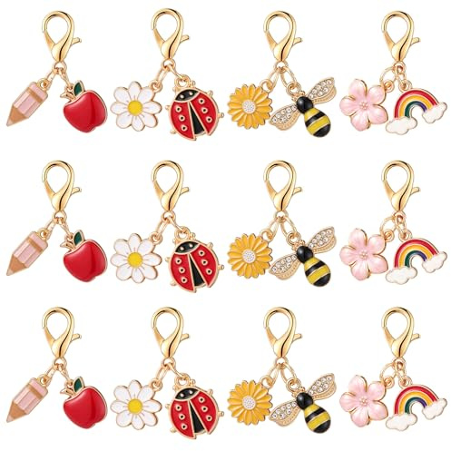 Hestya 12 Sets Lehrer Geschenk Abschied Pocket Hug Schlüsselanhänger Karte | - Danke Dass Du Uns beim Wachsen Geholfen Hast - Dankeschön Geschenke Lehrerin für Pädagogen, Tagesmutter, Kindermädchen