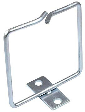 Good Connections Kabelführungsbügel - 80 x 80 mm - Stahl verzinkt - zur übersichtlichen und strukturierten Kabelführung im 19 Serverschrank