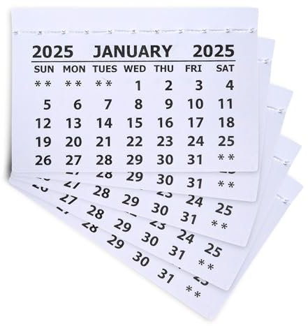 202020-Kalendertabs ohne Vorderseite von BCreative