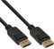 InLine 17155p Câble DisplayPort, Contacts plaqués Or, 0,5 m Noir