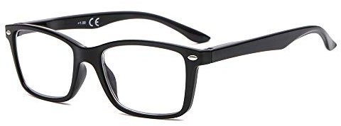 Suertree Lesebrille Feder Scharnier Sehhilfe Augenoptik Brille Lesehilfe für Damen Herren 2.5X BM151