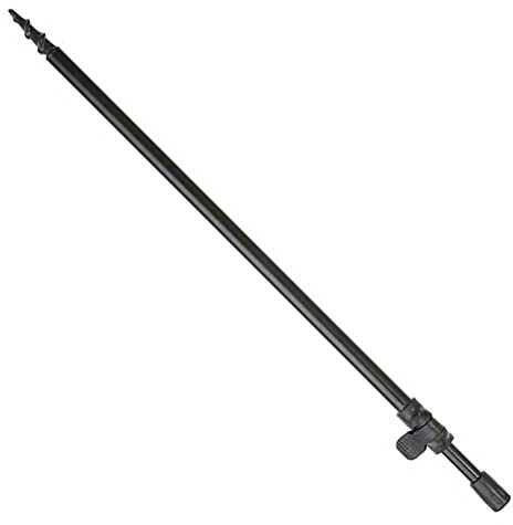 Mikado BANKSTICK - Piqueta de Aluminio para cañas de Pescar (50-90 cm, telescópica, con Broca de Tierra)
