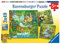 Ravensburger Kinderpuzzle - 05180 Im Urwald - Puzzle für Kinder ab 5 Jahren, mit 3 x 49 Teilen