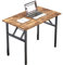 SogesHome Klapptisch Computertisch 100 x 60 x 75 cm PC Tisch Schreibtisch Bürotisch Büroarbeitsplatz für Home Office Verwendung Schreibtisch Esstisch Konferenztisch