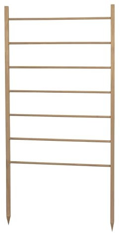 Windhager Holz Rankleiter, Kiefernholz, 60 x 120 cm, Rankhilfe, Rankgitter, Pflanzenstütze, Kletterhilfe für Pflanzen, Rankgerüst, ideal für Garten- und Hochbeete, FSC-Zertifiziert