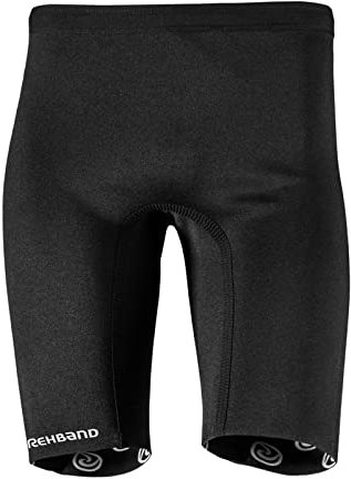 Rehband Pantalones térmicos, Pantalones de Ropa Interior para Hombres Hechos de Neopreno, Pantalones de compresión para fútbol, Fitness, Balonmano, Correr, Color:Negro, Talla:L
