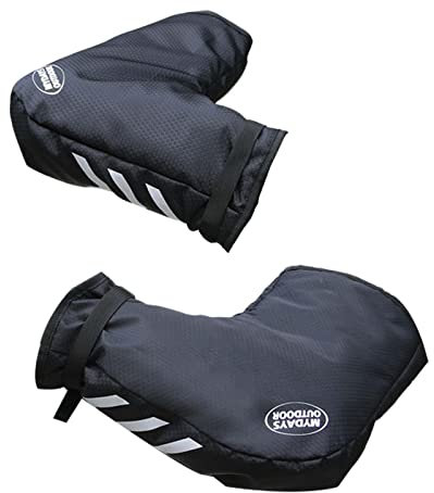 Sharplace Mitaines de Guidon, Gants Chauds de Protection imperméables pour vélo VTT vélos de Route vélo