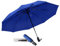 AMVUZ Paraguas resistente a las tormentas, paraguas de bolsillo automático de viaje a prueba de viento (Azul)