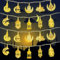 Shinybox Ramadan Eid Lichterkette, 3M 20LED Muslim Stern Mond Lichterketten, Eid Mubarak Dekoration, Batteriebetrieben für Außen Innen Garten Terrasse